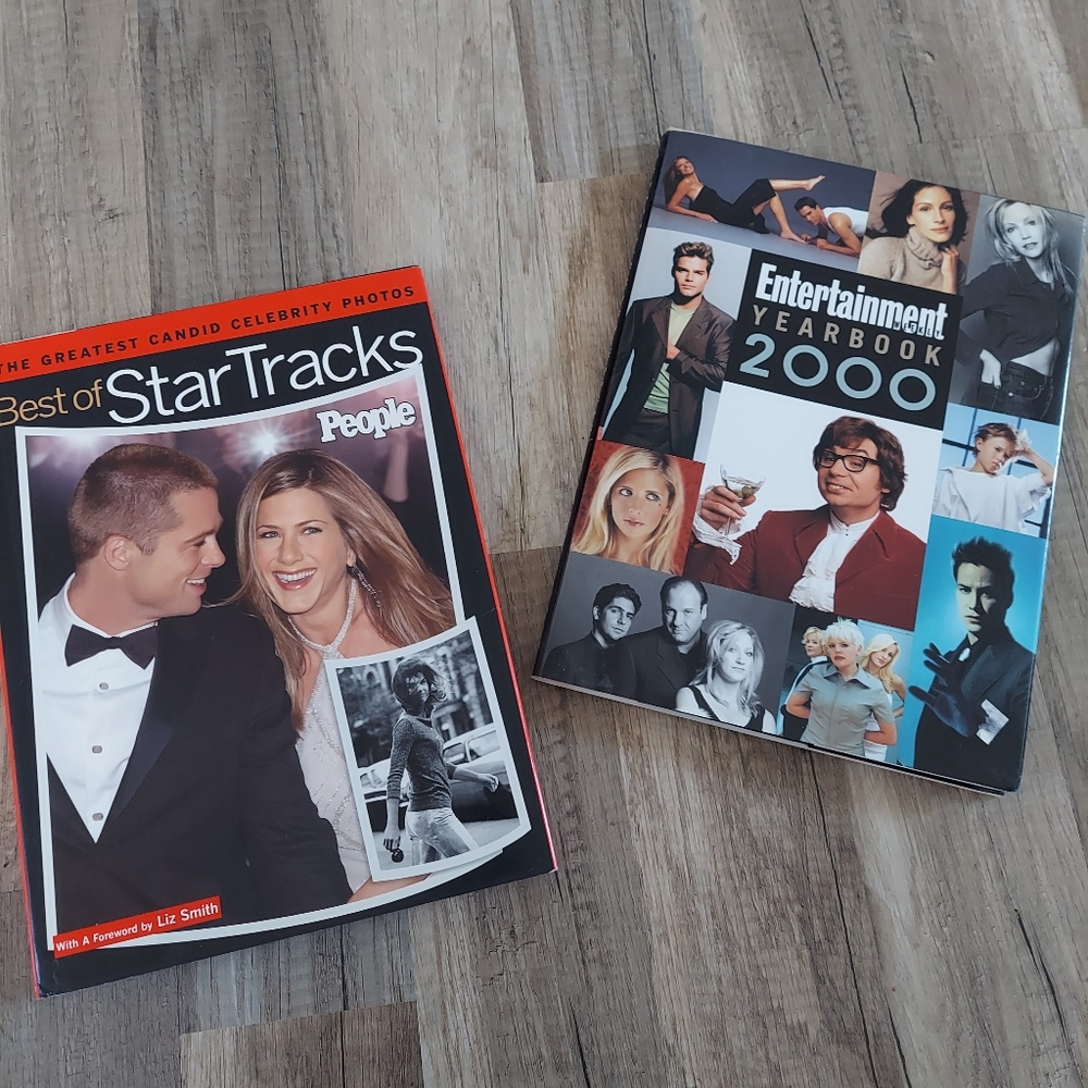 2000s Entertainment Weekly People Magazine Coffee Table Books